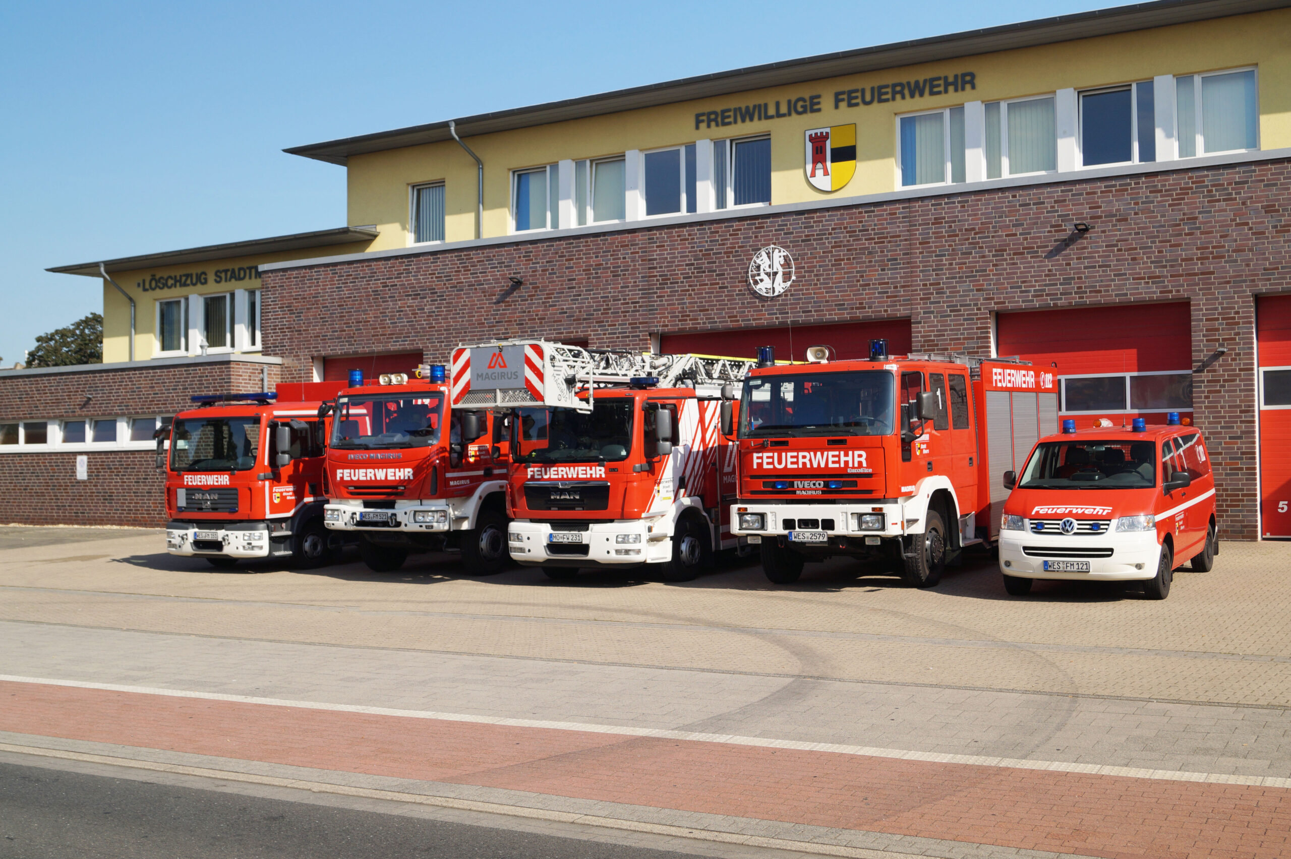 Einsatzfahrzeug des Löschzugs Stadtmitte